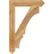 Ekena Millwork Balboa Arts & Crafts Rough Sawn Bracket, Western Red Cedar, 4"W x 24"D x 36"H BKT04X24X36BOA03RWR - alternate 4